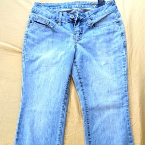 Women's Faded Glory Brand Boot Cut Blue Jeans Size 4P